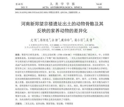 研究新识 绵羊 羊毛与复杂社会 基于动物考古学的分析